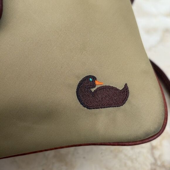 Dooney & Bourke Crossbody Bag Nylon & Leather Duck Logo - Picture 7 of 16
